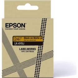 Epson C53S672076 label-making tape Black on yellow