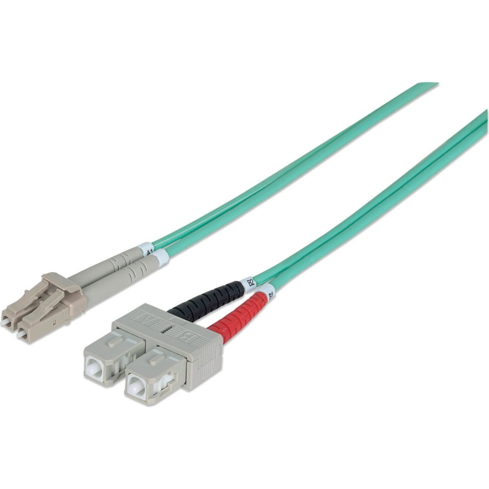 Intellinet LC/SC, 50/125 &micro;m InfiniBand un optiskās &scaron;ķiedras kabelis 20 m Violets