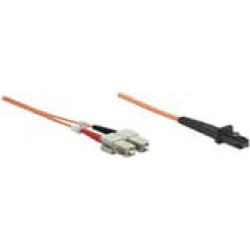 Intellinet 5m MTRJ/SC InfiniBand un optiskās &scaron;ķiedras kabelis MT-RJ Oranžs