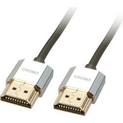 Lindy CROMO Slim High Speed HDMI Cable with Ethernet, 1m