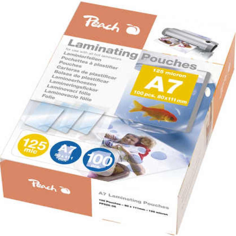 Peach PP525-05 laminē&scaron;anas kabata 100 pcs