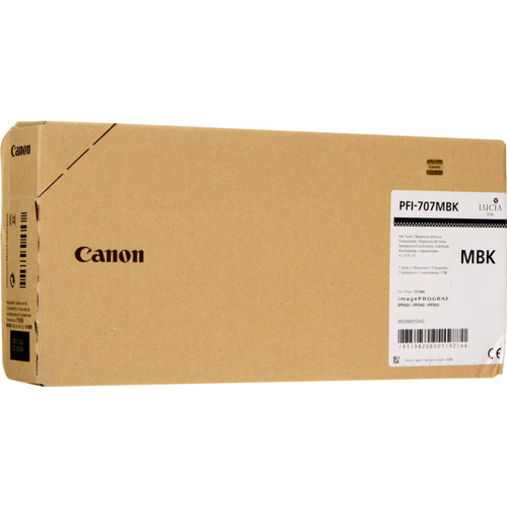 Canon PFI-707MBK tintes kārtridžs Oriģināls Matēts melns