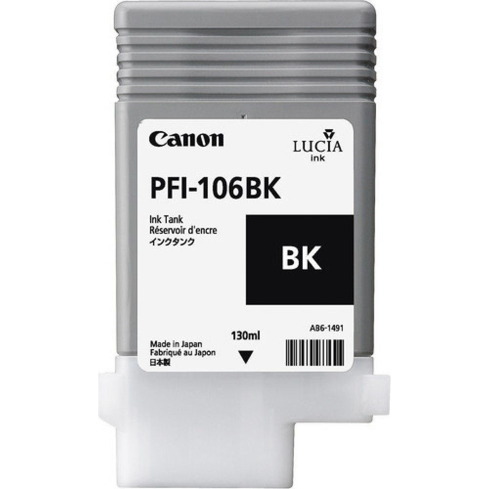 Canon PFI-106 BK tintes kārtridžs 1 pcs Oriģināls Foto melns