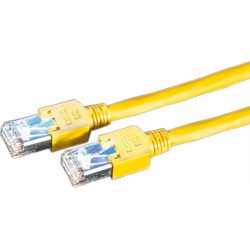 Kerpen Datacom KERPEN Patchkabel Kat.5e (Class D) SF/U, MegaLine D1-20, gekreuzt, gelb, 2 m
