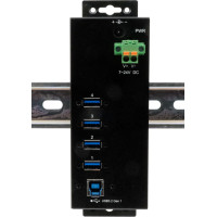 Exsys EX-1505HMVS 4-Port USB 3.2 Gen 1 Metall Hub mit 3.0A Strom an 4 Ports
