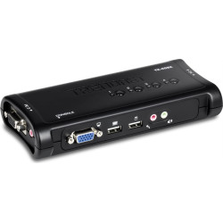 Trendnet KVM 4-Port USB Switch Kit mit Audio