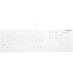 Cherry AK-C8112 tastatūra Medicīnisks USB AZERTY Beļģijas Balts