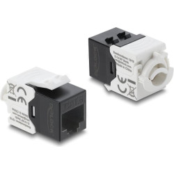Delock Keystone Module RJ45 jack to LSA Cat.6 UTP with locking clip and cable tie-free