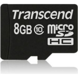Transcend Information Transcend 8GB microSDHC Class 10 UHS-I (Ultimate) 8GB MicroSDHC MLC Class 10 memory card