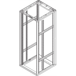 Schroff Novastar 19" Panel/Slide Mount, 16 U, RAL 7021