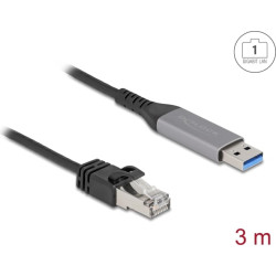 Delock USB LAN Cable USB Type-A to RJ45 Gigabit Ethernet 3 m