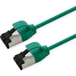 Roline U/FTP Patch Cord Cat. 8.1 (Class I), LSOH, SLIM, green, 3 m