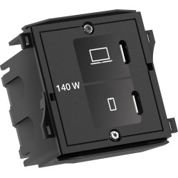 Bachmann Custom Modul USB C/C/C Charger, mit Netzteil