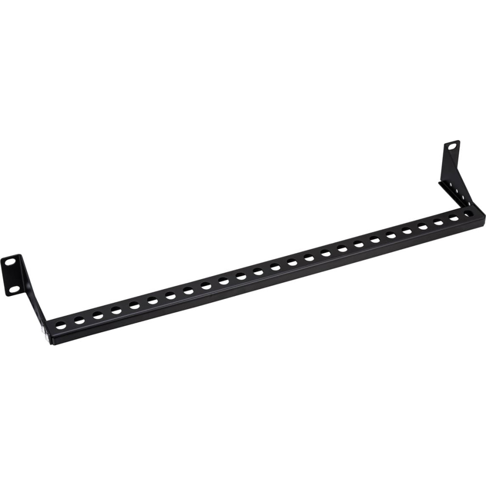 Value 19" 1U Rack Mountable Cable Management Bar (horizontal) with adjustable Depth, black