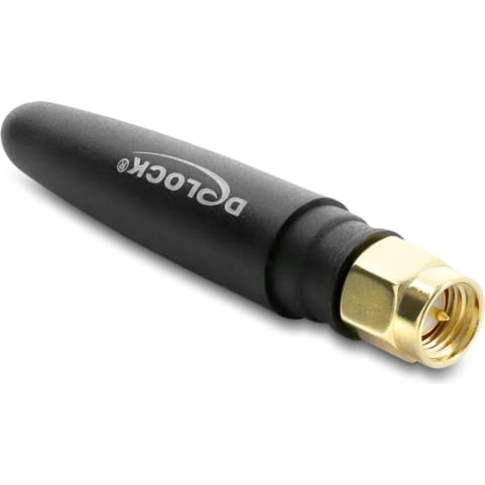 Delock LTE Antenna SMA plug 1.82 dBi omnidirectional fixed black