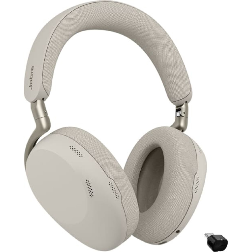 Jabra Evolve3 85 UC + Link 390c Austiņas Bezvadu Zvani / mūzika USB Veids-C Bluetooth Pelēks