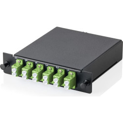 Digitus MPO cassette, singlemode OS2, LC/APC DX, LC/APC to MPO, for 3 cassette fields