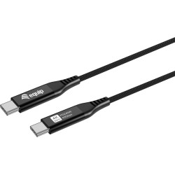 Equip 128389 USB kabelis USB4 Gen 3x2 1,2 m USB C Melns