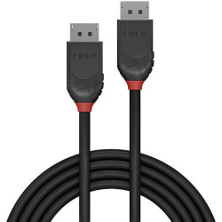 Lindy 5m DisplayPort 2.1 54G Cable, Black Line