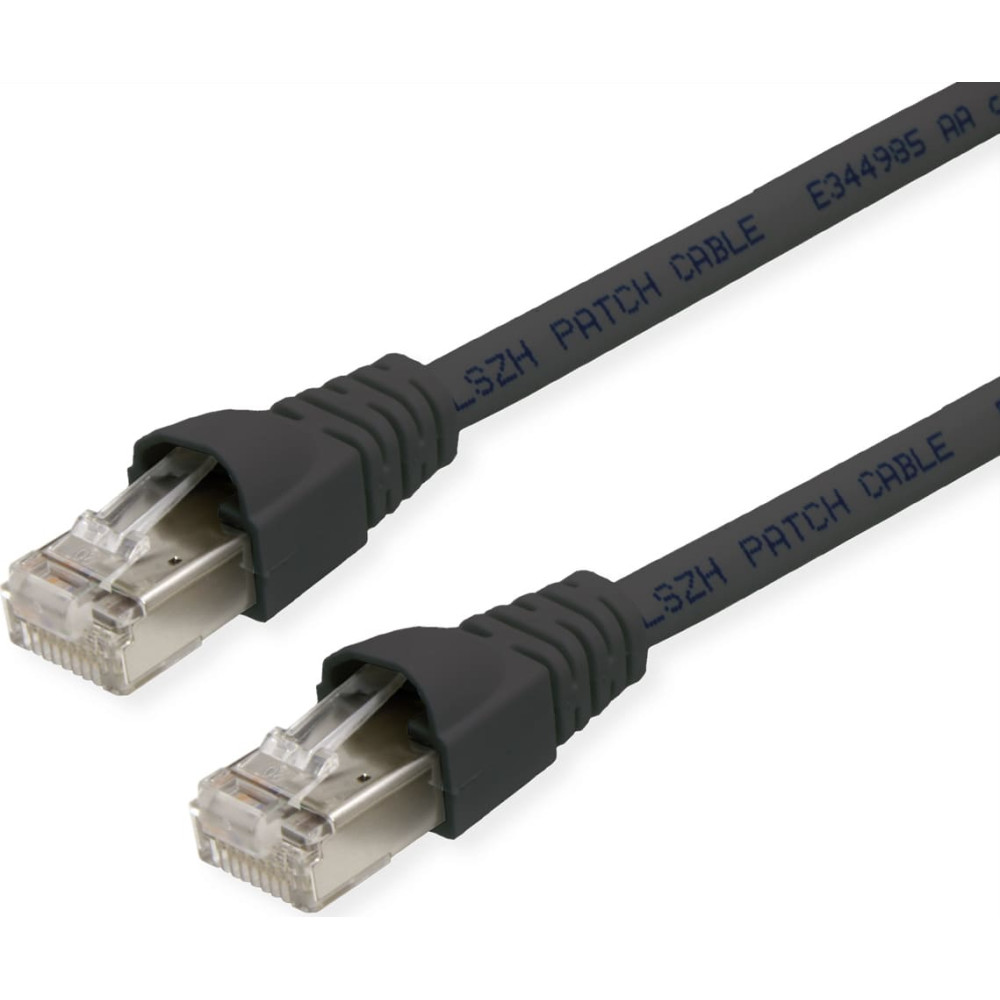 Teleg&auml;rtner Karl G&auml;rtner  TELEG&Auml;RTNER RJ45 Patch Cord S/FTP, Cat.6A, LSZH, black, 7.5 m