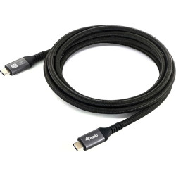 Equip 128384 USB kabelis USB4 Gen 2x2 3 m USB C Melns
