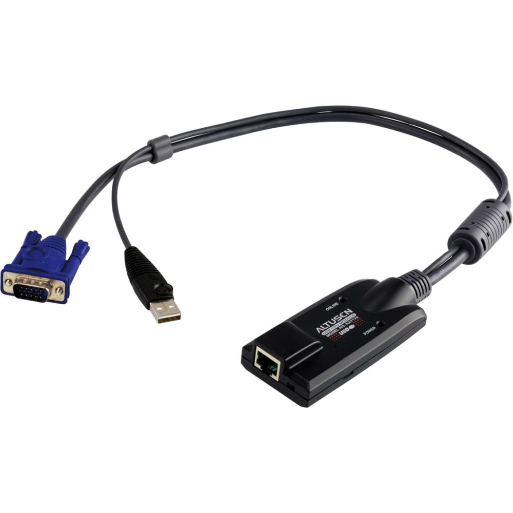 Aten KA7170 USB VGA KVM Adapter with Composite Video Support (50 Meter)