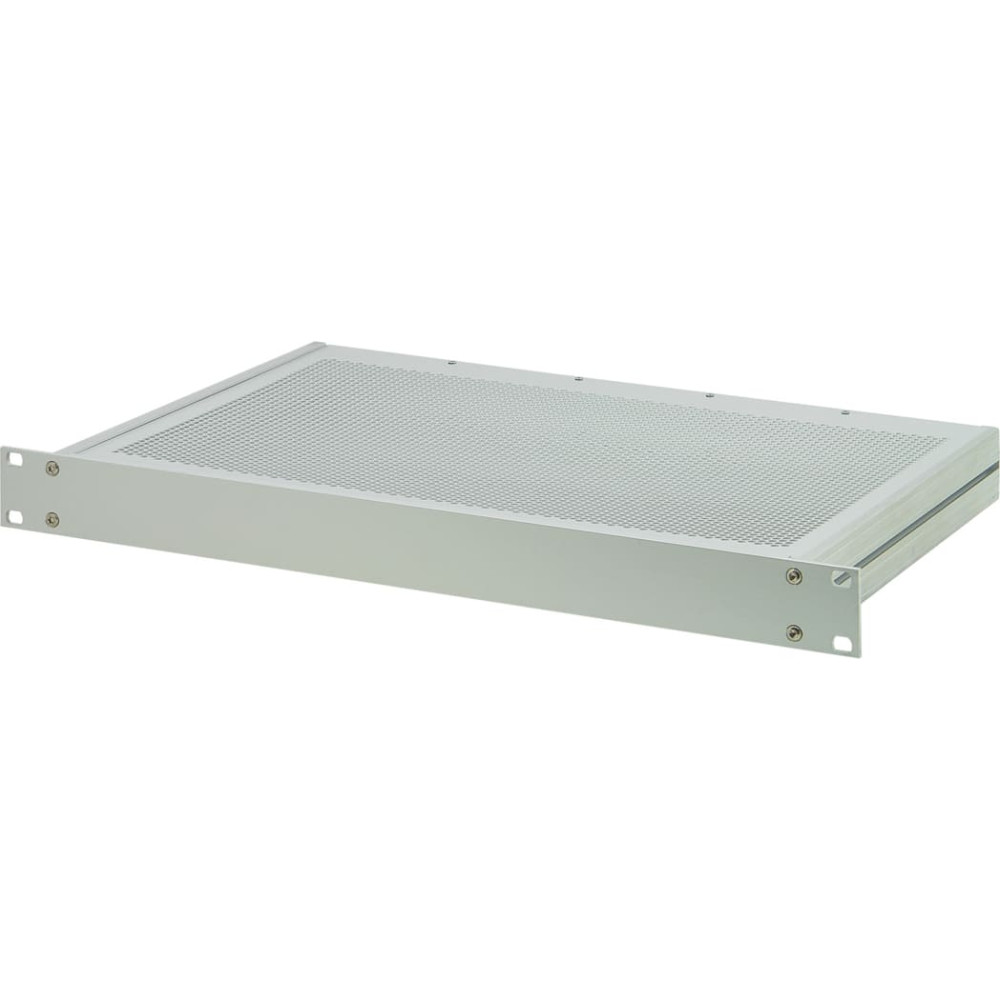 Schroff MultipacPRO 19" Chassis, Aluminum, Perforated Top and Base, 2 U, 340 mm
