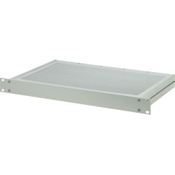 Schroff MultipacPRO 19" Chassis, Aluminum, Perforated Top and Base, 2 U, 340 mm