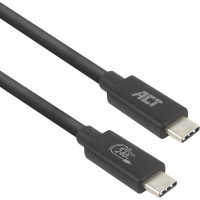 USB4 kabelis CM-CM 20GBPS TB3 240W 2M ACT