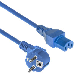 ACT POWERCORD CEE 7/7-C15 BU 1.00M
