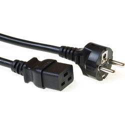 ACT POWERCORD CEE7/7-C19 BK 1.50M