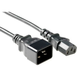ACT POWERCORD C13-C20 BK 1.00M