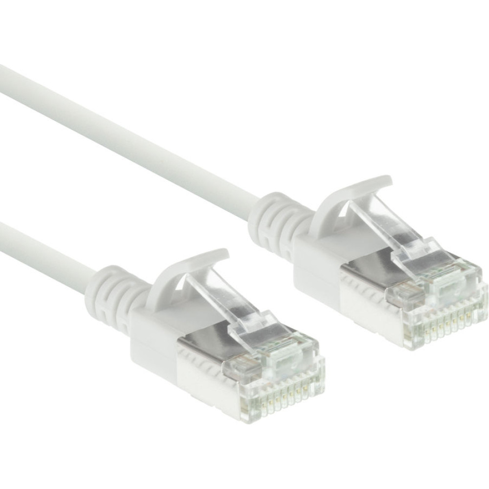 ACT CAT6A U/FTP SLIMLINE WH 1.50M
