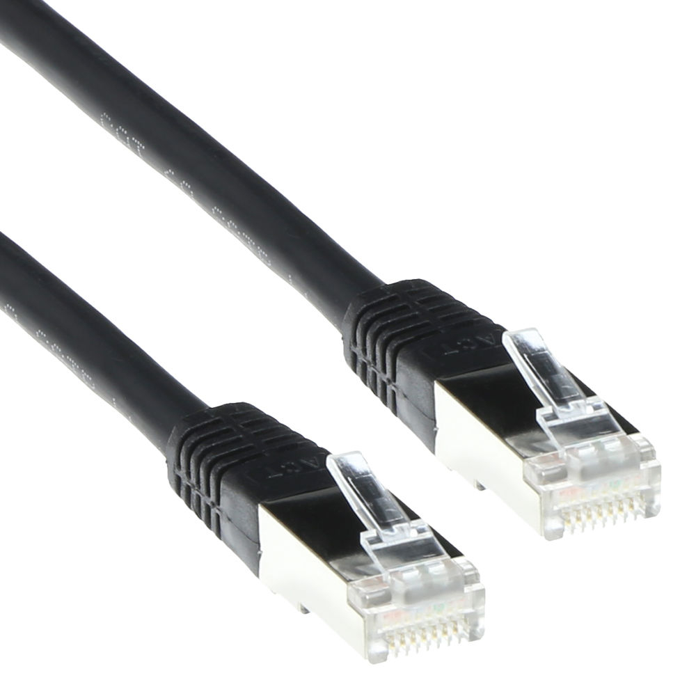 ACT CAT6 S/FTP LSZH BLACK   15.00M