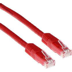 ACT CAT6A U/UTP RED         10.00M