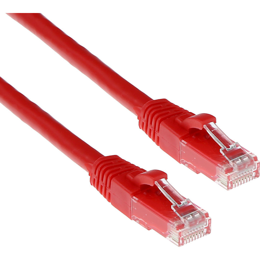 ACT CAT6 U/UTP SNAGLESS RD   1.00M