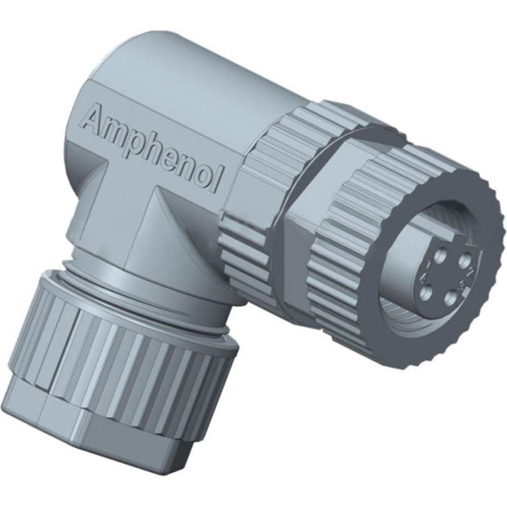Amphenol SENS 4P CABLE CO FE M12 D SCRE