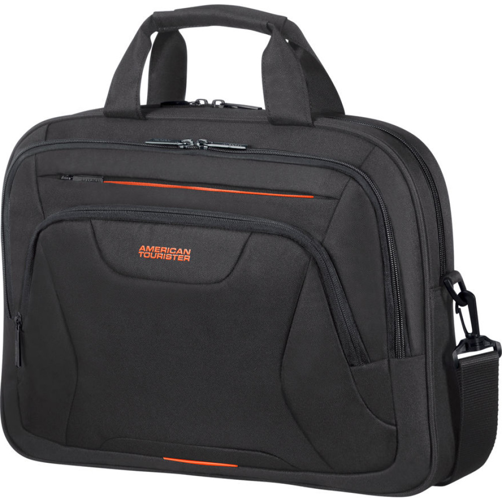American Tourister AT WORK BAILHANDLE15.6 BK/OE