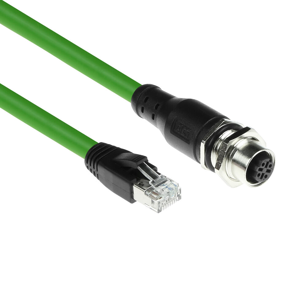 ACT M12D-4PFCH - RJ45 SH 3.00M