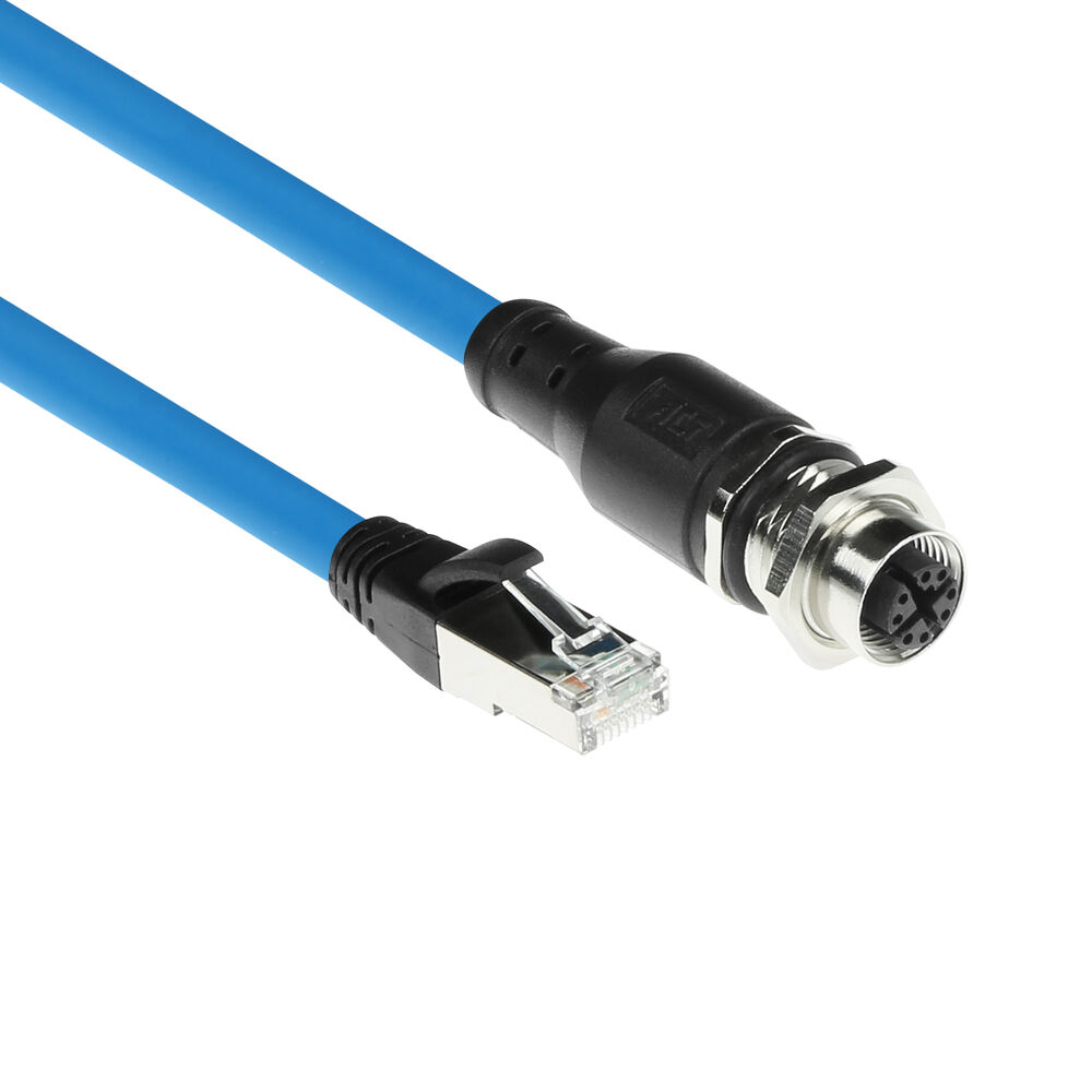 ACT M12X-8PFCH-RJ45 SH 5.00M