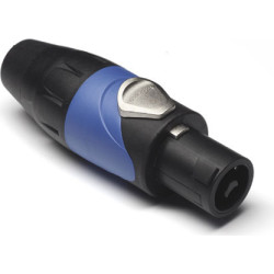 Amphenol SP SERIE 4P CABLE PLUG, BLUE