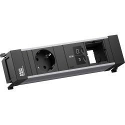 Bachmann POWER FRAME 1xCEE7/3, 1xUSB C/C 45W 1xCM L=0.2m