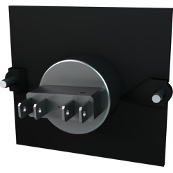 Bachmann frame 1xbutton stainless steel