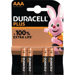 Duracell Plus Vienreizējas lieto&scaron;anas baterija AAA Sārmaina akumulatoru baterija