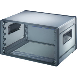 Schroff Comptec 19" Desktop Case, Unshielded, Steel Cover, 7 U, 84 HP, 600 mm