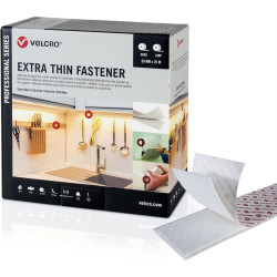 Velcro &reg; Extra Thin Fastener 25m Hakenband 25m Flauschband, Haken & Flausch 20mm wei&szlig;