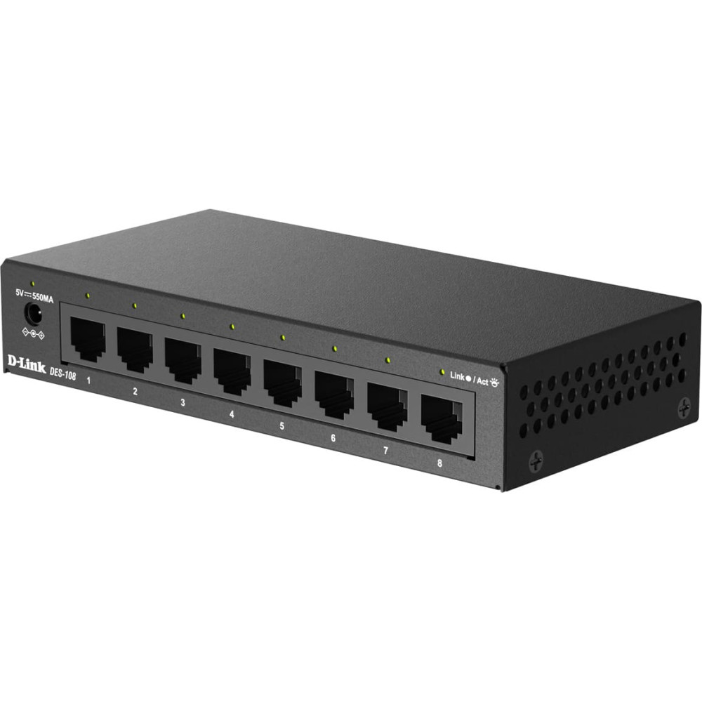 D-Link DES-108/V/E 8-Port Switch