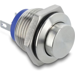 Delock Push Button for Installation 16 mm 2 x Solder Connection actuator very high