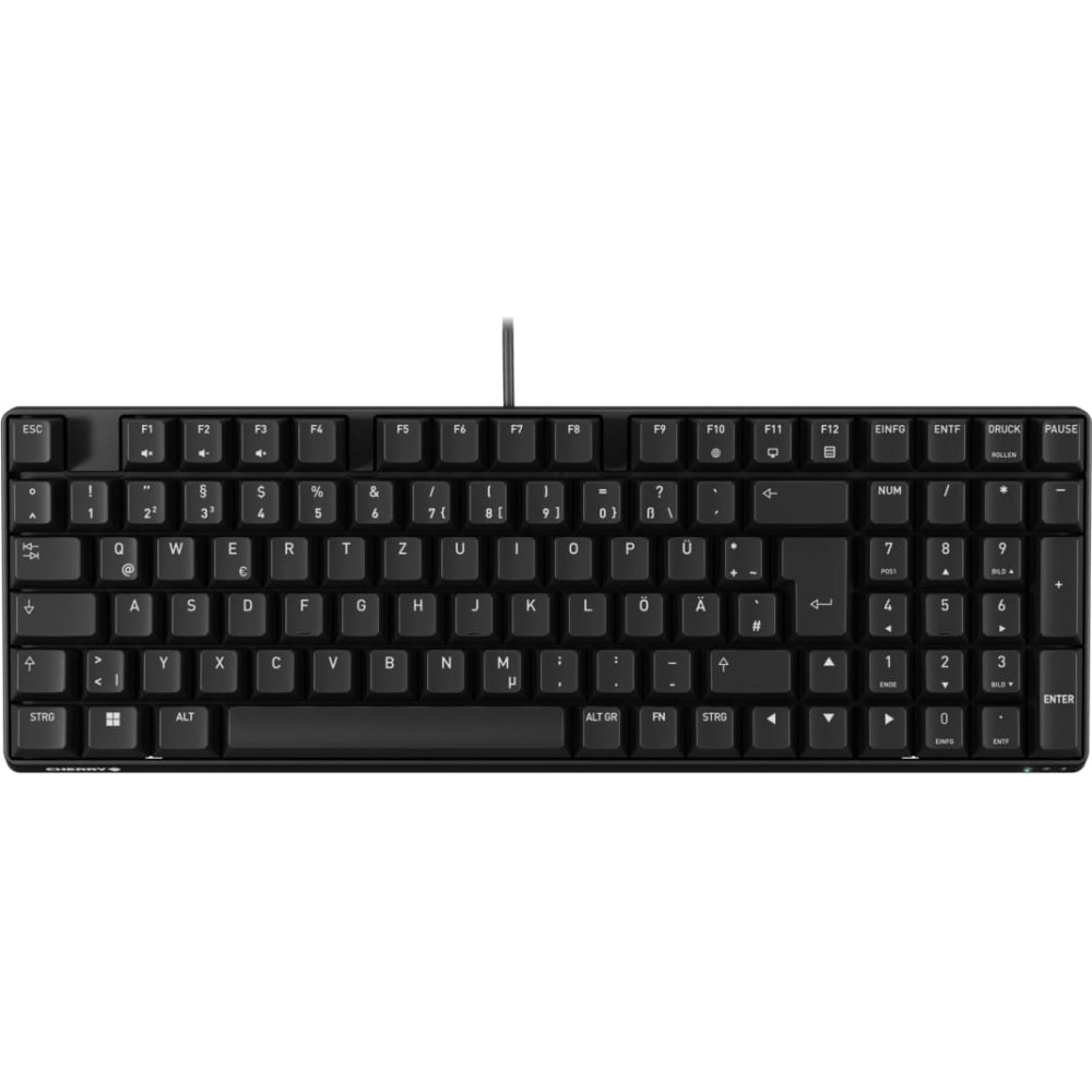 Cherry K37ID tastatūra Rūpniecisks USB QWERTZ Vācu Melns