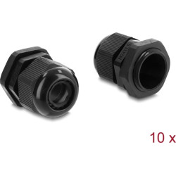 Delock Cable Gland M24 x 1.5 mm 10 pieces black